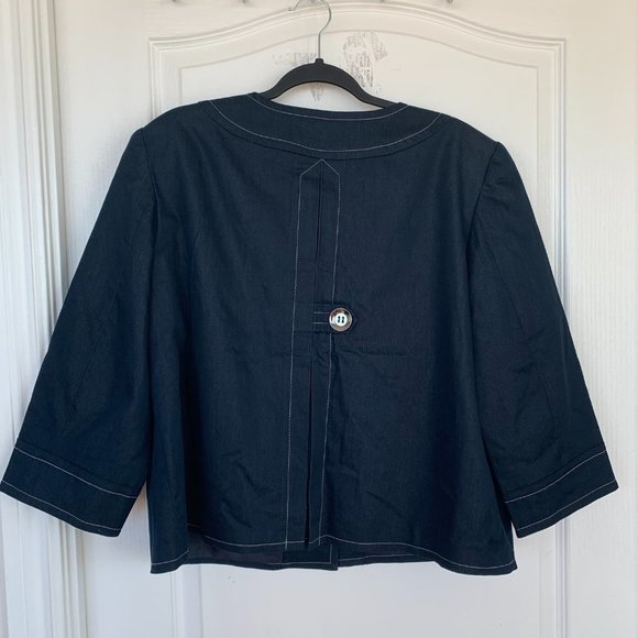 Abella Navy Blue Blazer - Picture 2 of 4